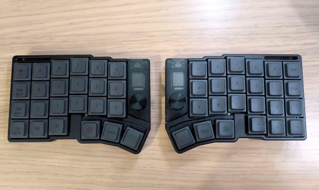 Cornix LP Wireless Split Keyboard New Black Bluetooth Kailh Choc V2 Spring