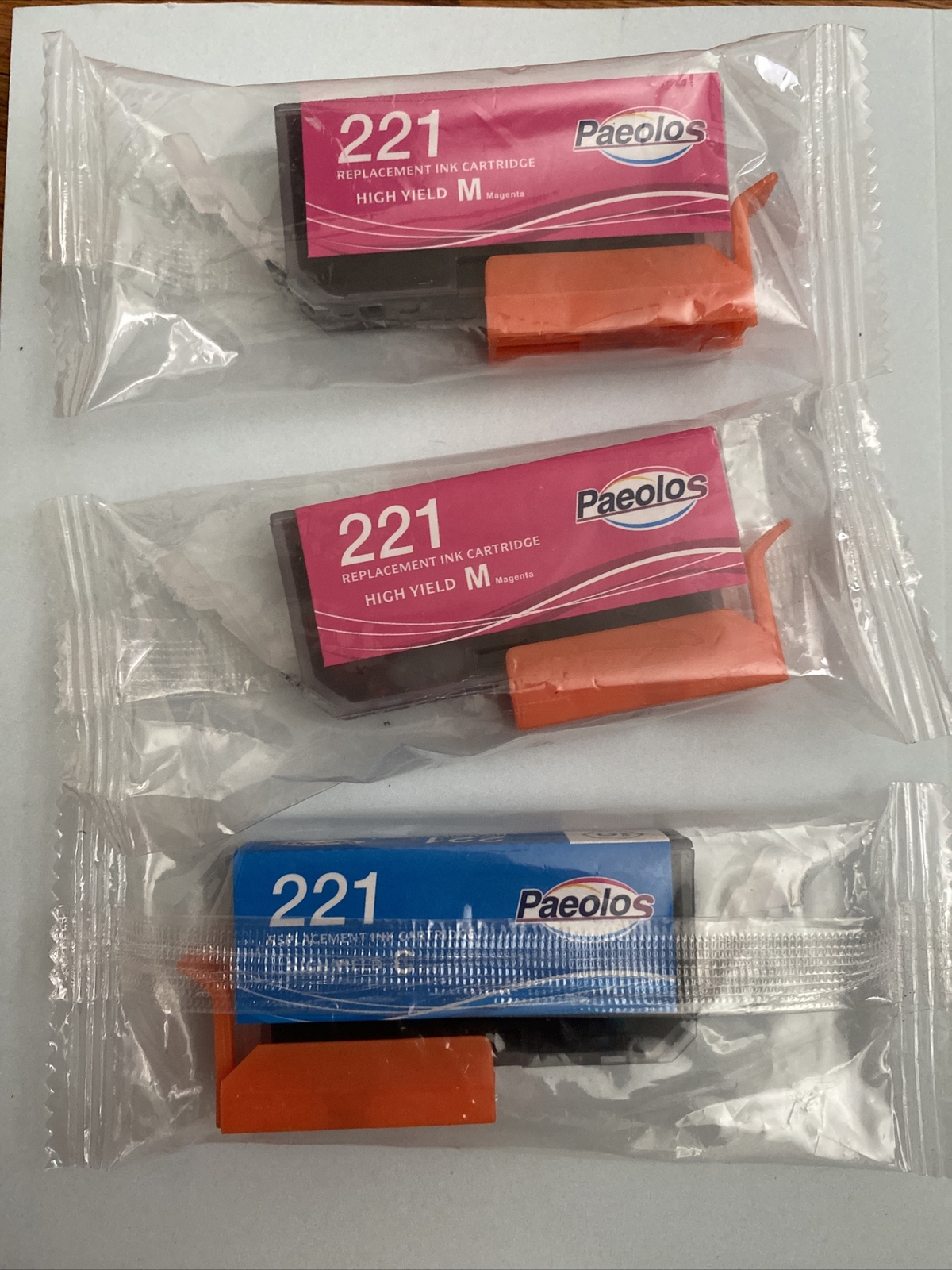 Paeolos Compatible Ink Cartridge Replacement for Canon 250XL PGI-250XL  lot of 3
