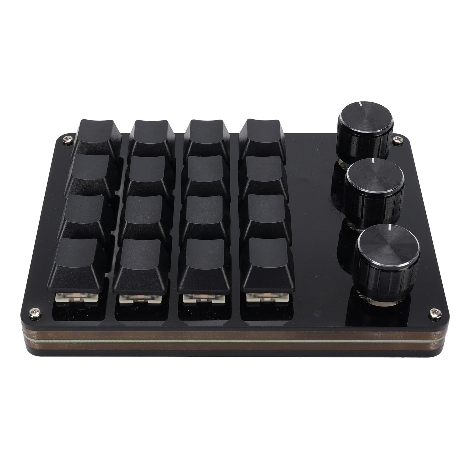 16 Key 3 Knob Keyboard Custom Macro Programmable Keypad Hot Swappable Blue XZMP