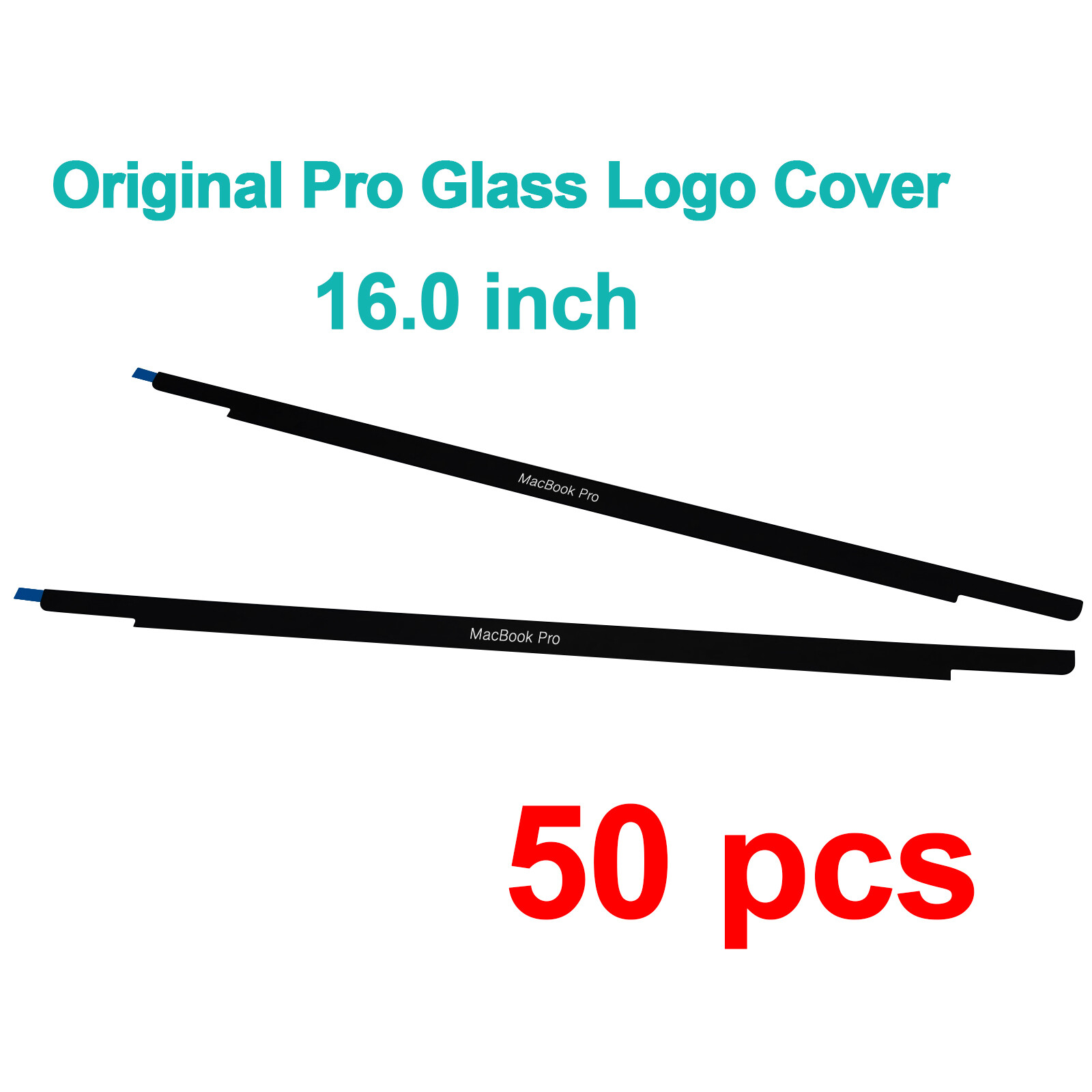 50PCS New LCD Trim Bezel Front Cover Logo Glass for MacBook Pro 16" A2141 2019