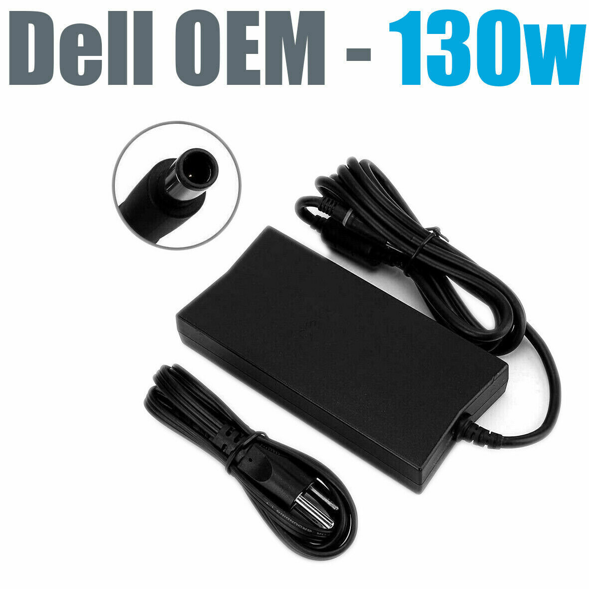 GENUINE 130W AC Adapter Charger Dell Precision M4600 M6600 Laptop Power Supply