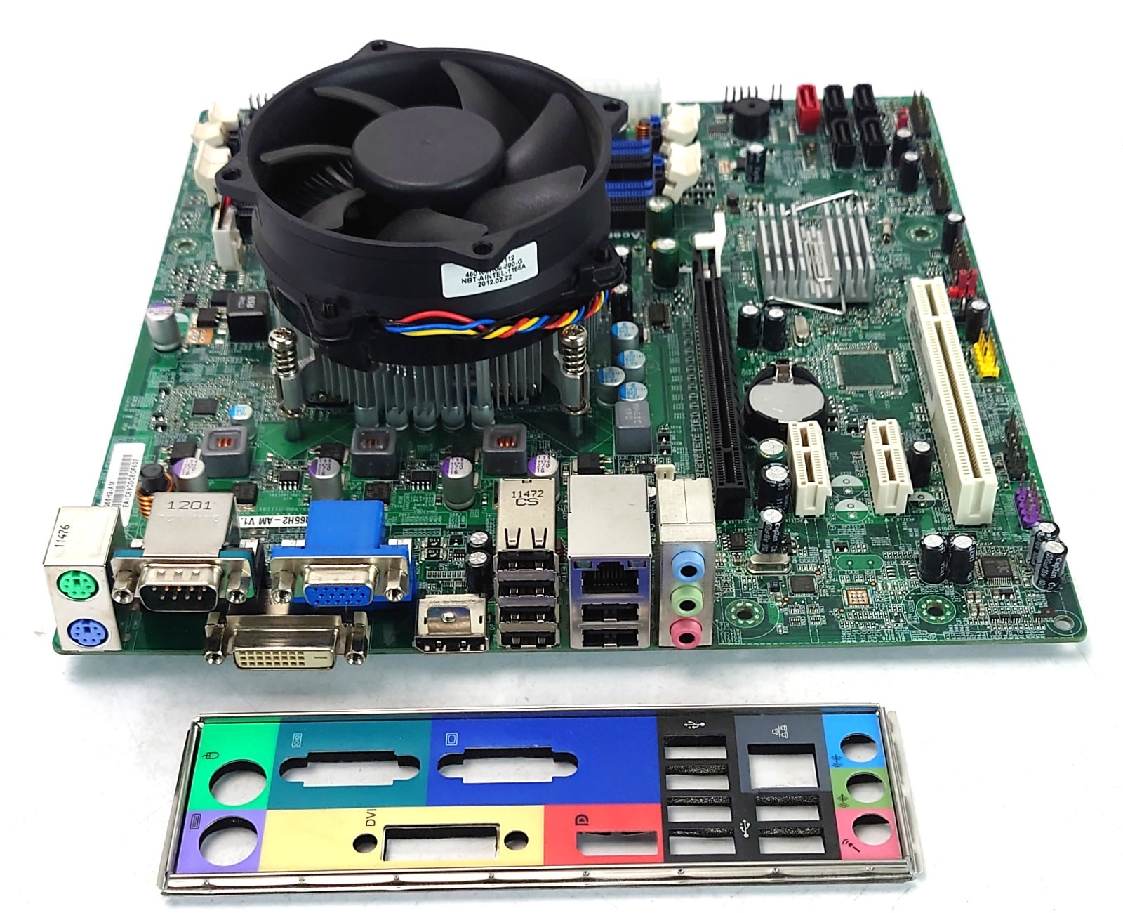 Acer Q65H2-AM Motherboard Bundle: Intel Core i5-2320 3GHz Fan I/O LGA 1155
