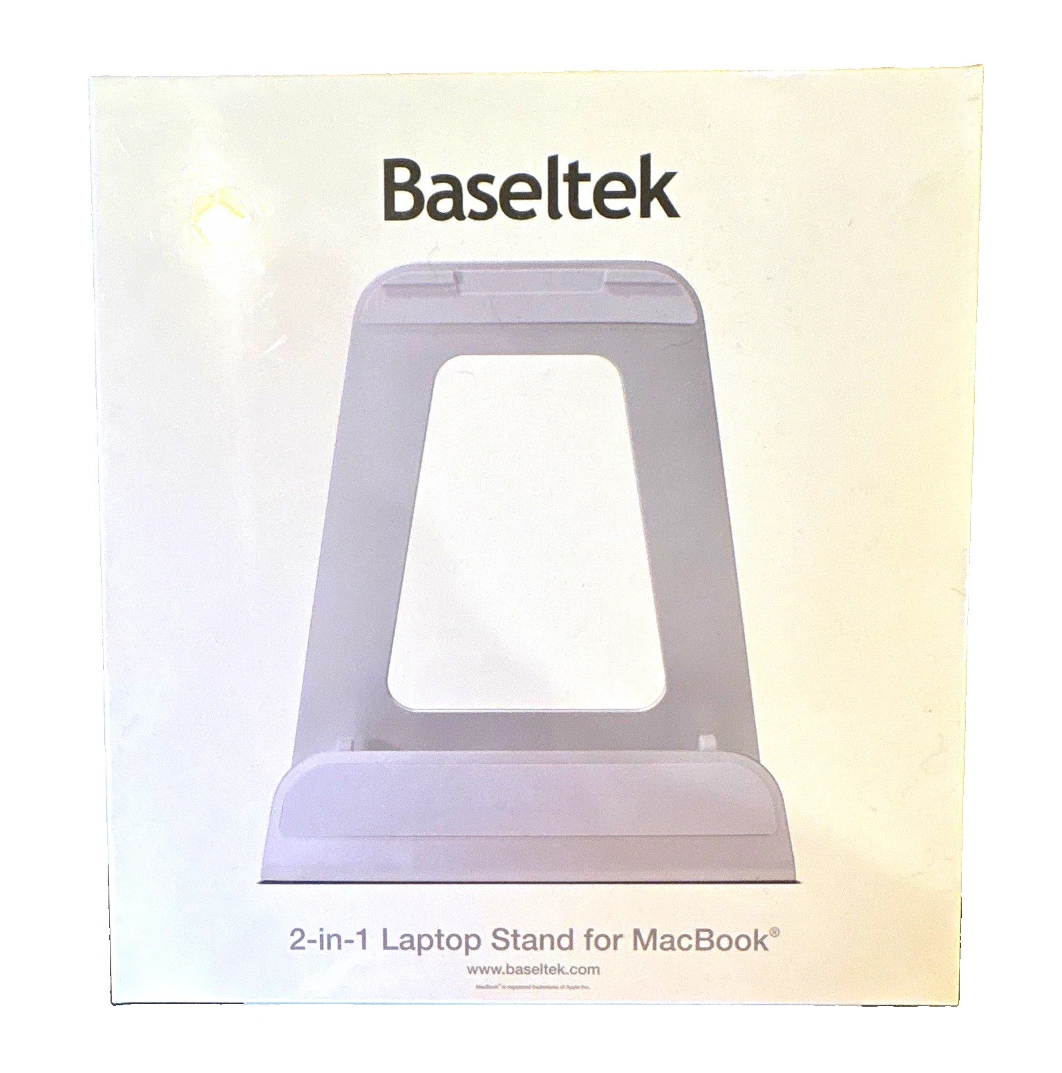 Basetlek 2-in-1 Aluminum Cooling Laptop Stand/Riser Silver 11-15in BT-MCSSVS1