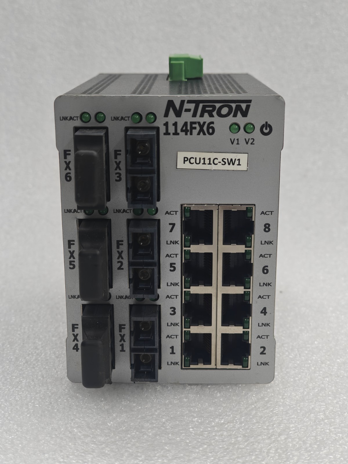 N-Tron 114FX6-SC Ethernet Switch (Free Fast Shipping)