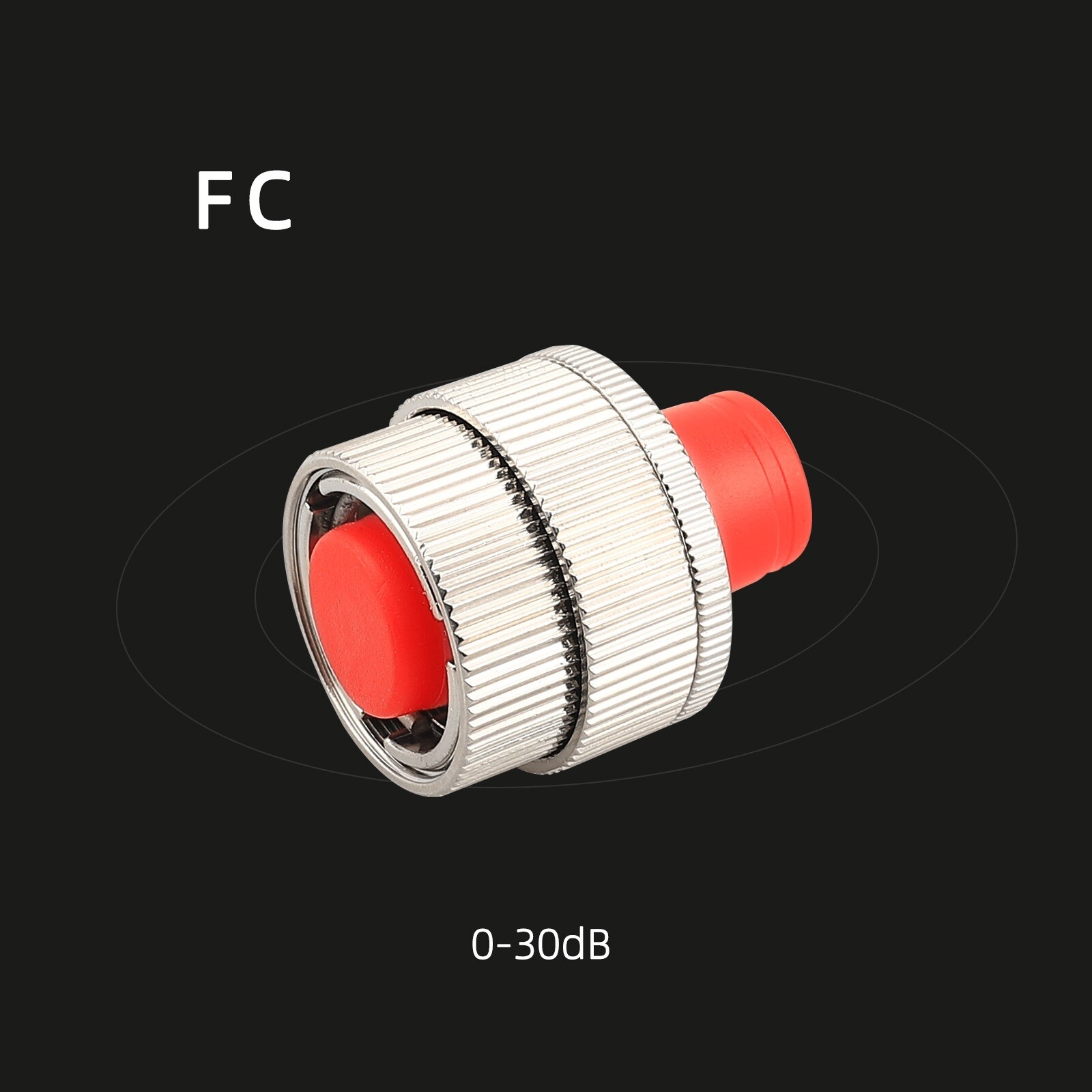 FC SC ST LC SMA Fiber Optic Adjustable Attenuator 0~30dB Mechanical Flange