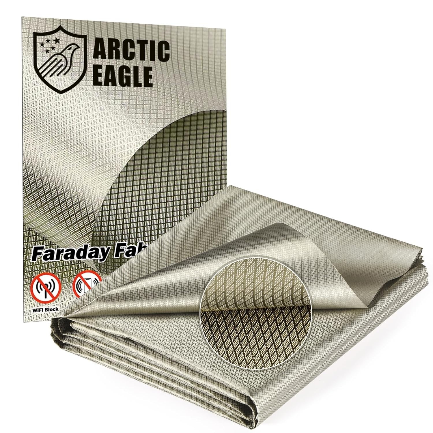 Faraday Fabric - Faraday Cloth for EMP Shield and Faraday Cage (43" X 236")