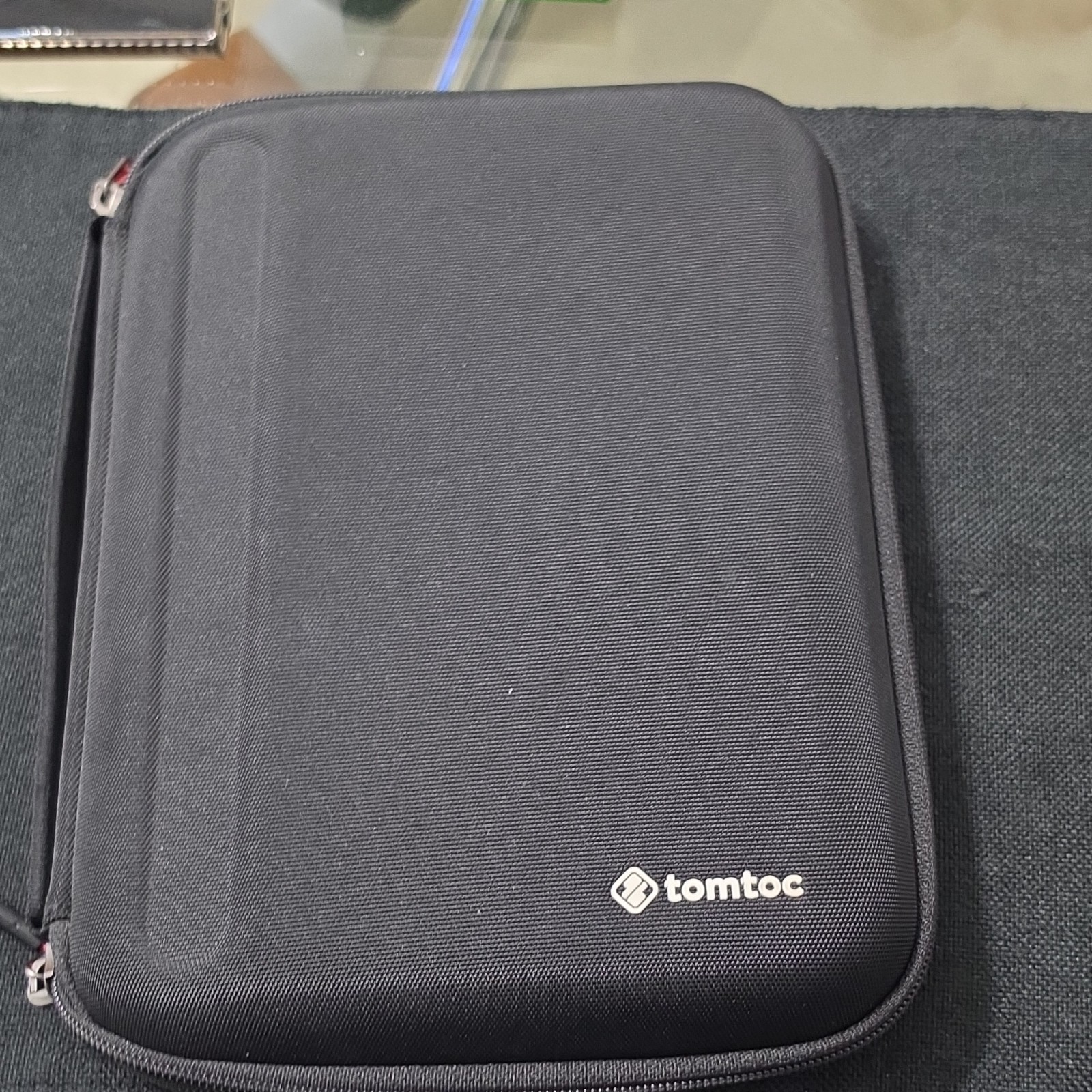 Tomtoc Tablet Bag & ProCase Folding Folio Case Black Gray Polyester Plastic