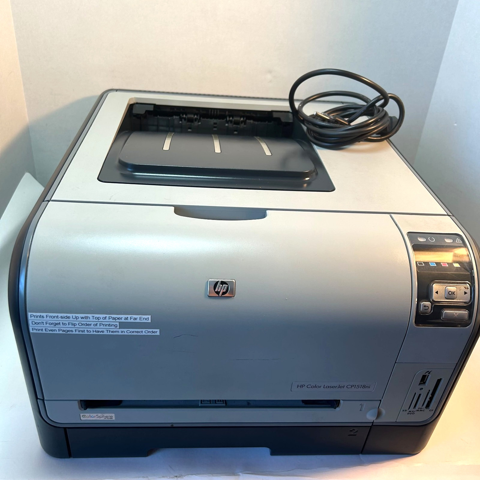 HP Color LaserJet CP1518ni Printer – Clean & Tested . CC378A.