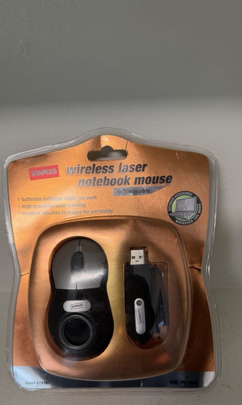 Wireless Notebook Laser notebook mouse rechargeable 674391