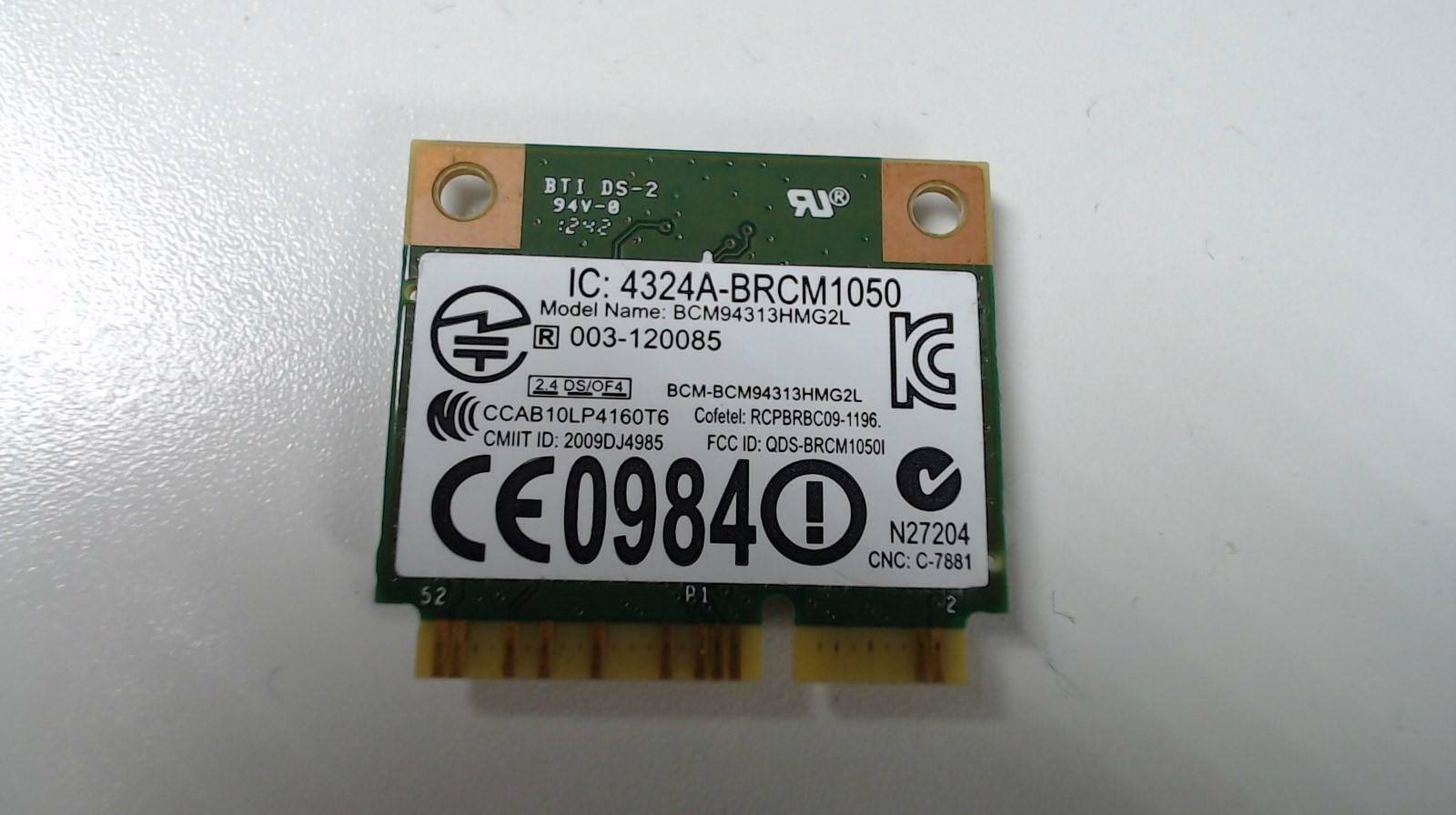 DELL DW1504 BROADCOM BCM94313HMG2L MINI PCI-EXPRESS WLAN LAPTOP WIFI CARD 86RR6