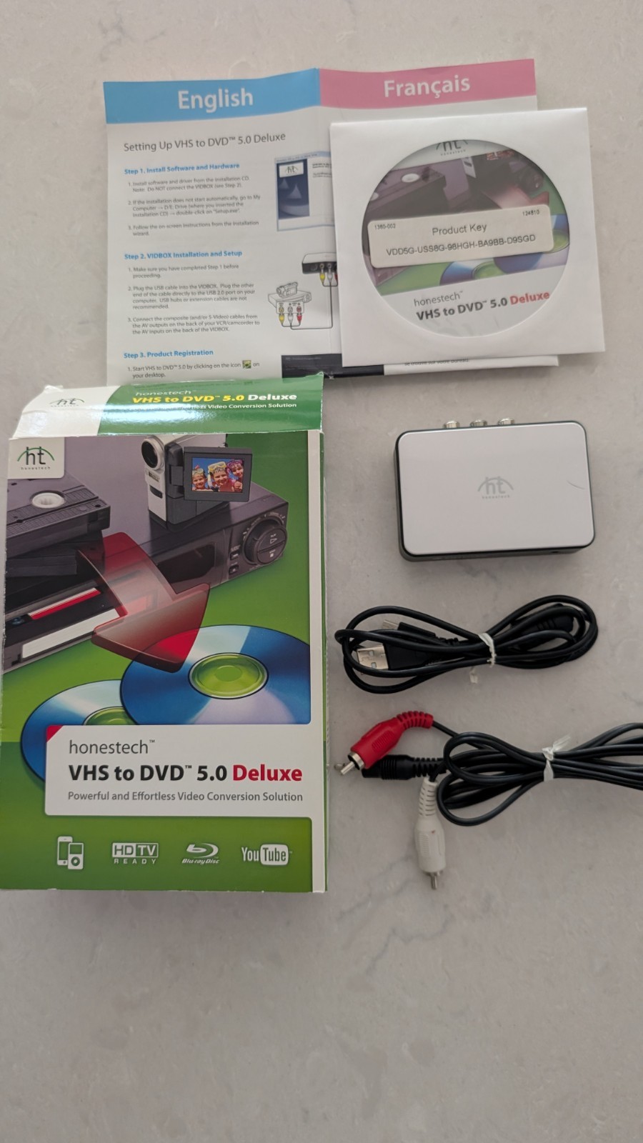 Honestech VHS to DVD 5.0 Deluxe Video Conversion
