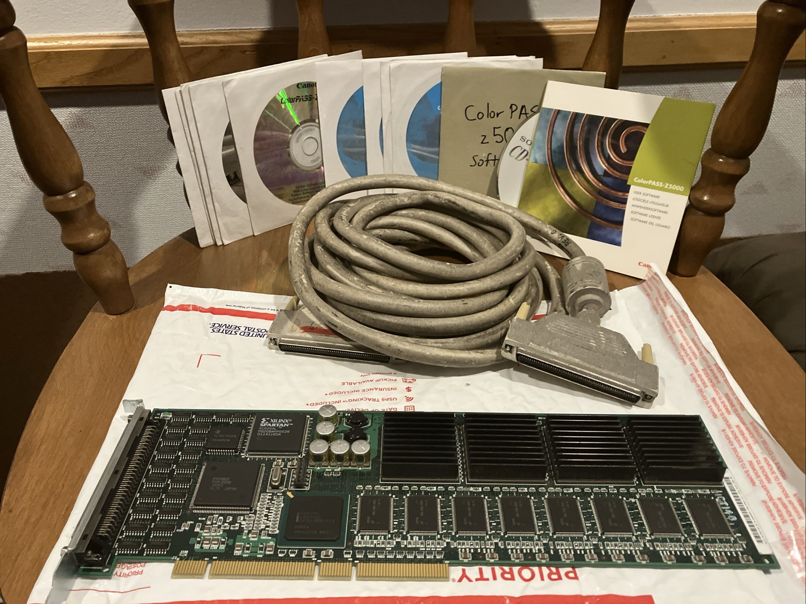 Canon CLC Z5000 ColorPass EFI Firey RIP software, Interface Card, Copier Cable