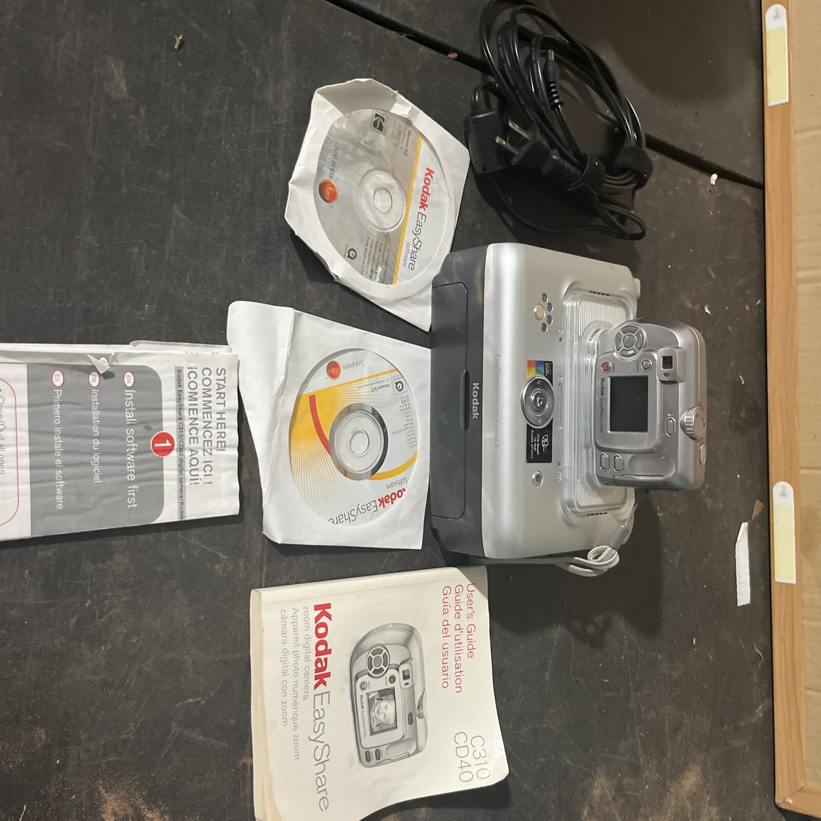 Kodak Easy-Share Printer Dock Station Series 3 W/ Power Cord/ C310 Camera