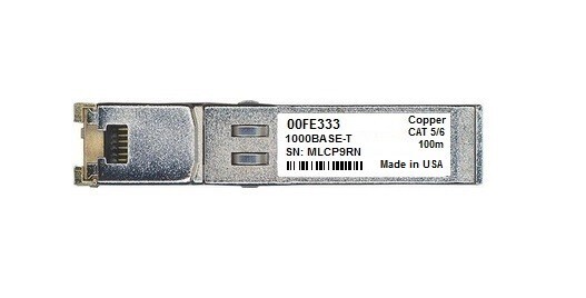 Lenovo IBM 00FE333 compatible 1000BASE-T SFP-T 100m RJ45 100m copper Transceiver