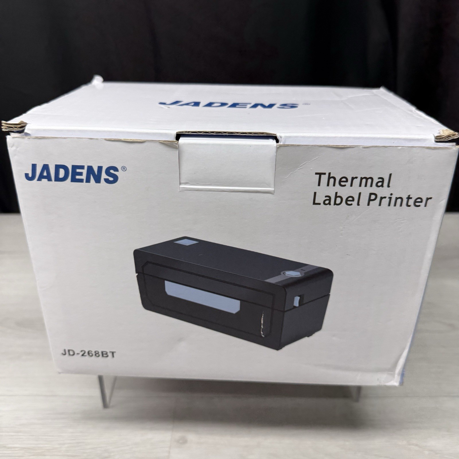 Jadens Bluetooth Thermal Shipping Label Printer Black JD-268BT  Brand New