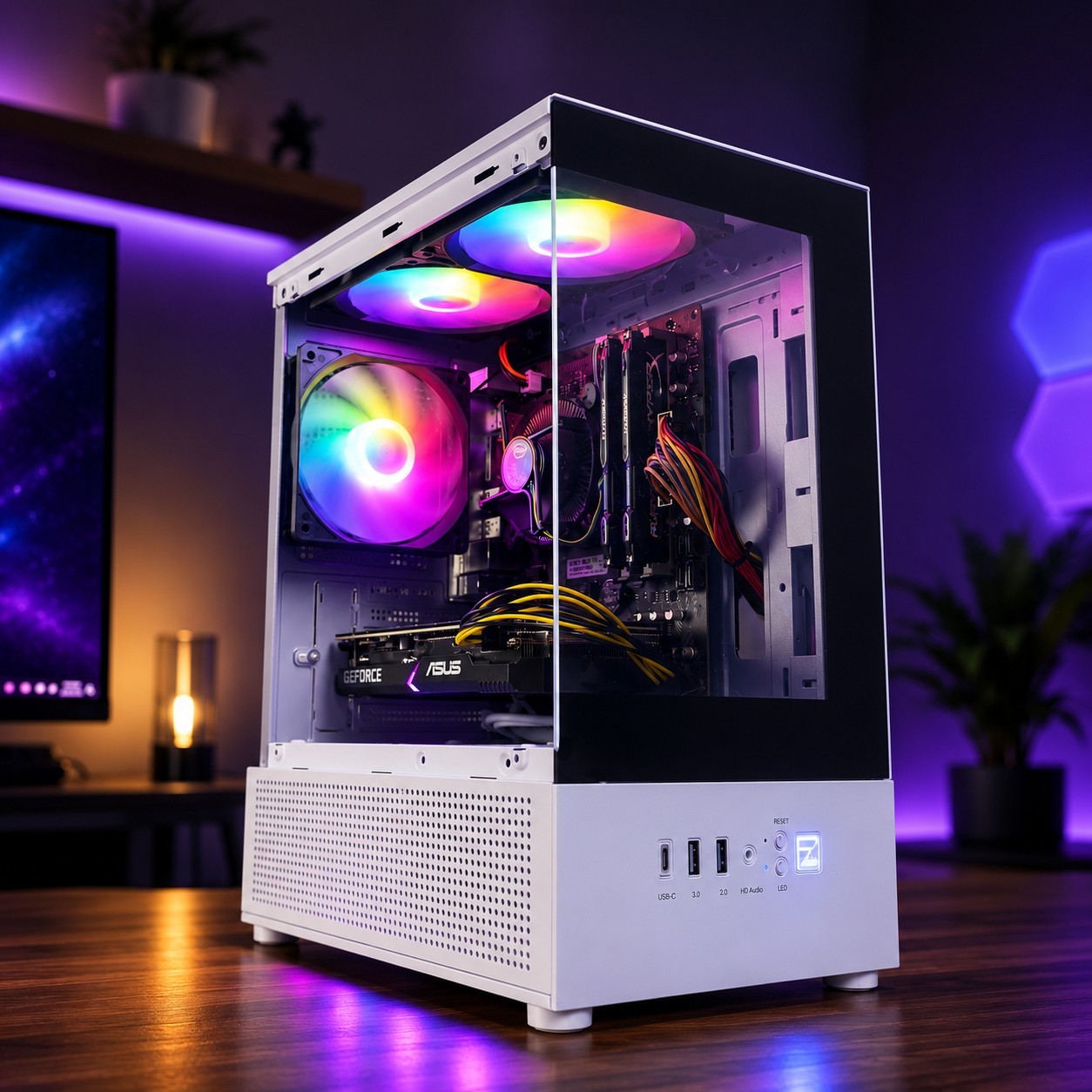 ARGB Gaming Desktop PC - Intel 8th - 16GB RAM - 500GB SSD - Nvidia GTX 1660S 6GB