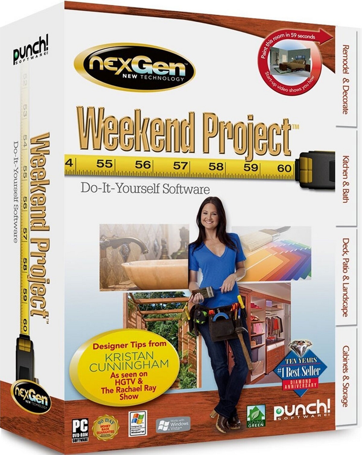 WEEKEND PROJECT w/KRISTAN CUNNINGH by PUNCH BRAND NEW RETAIL BOX.DO IT YOURSELF