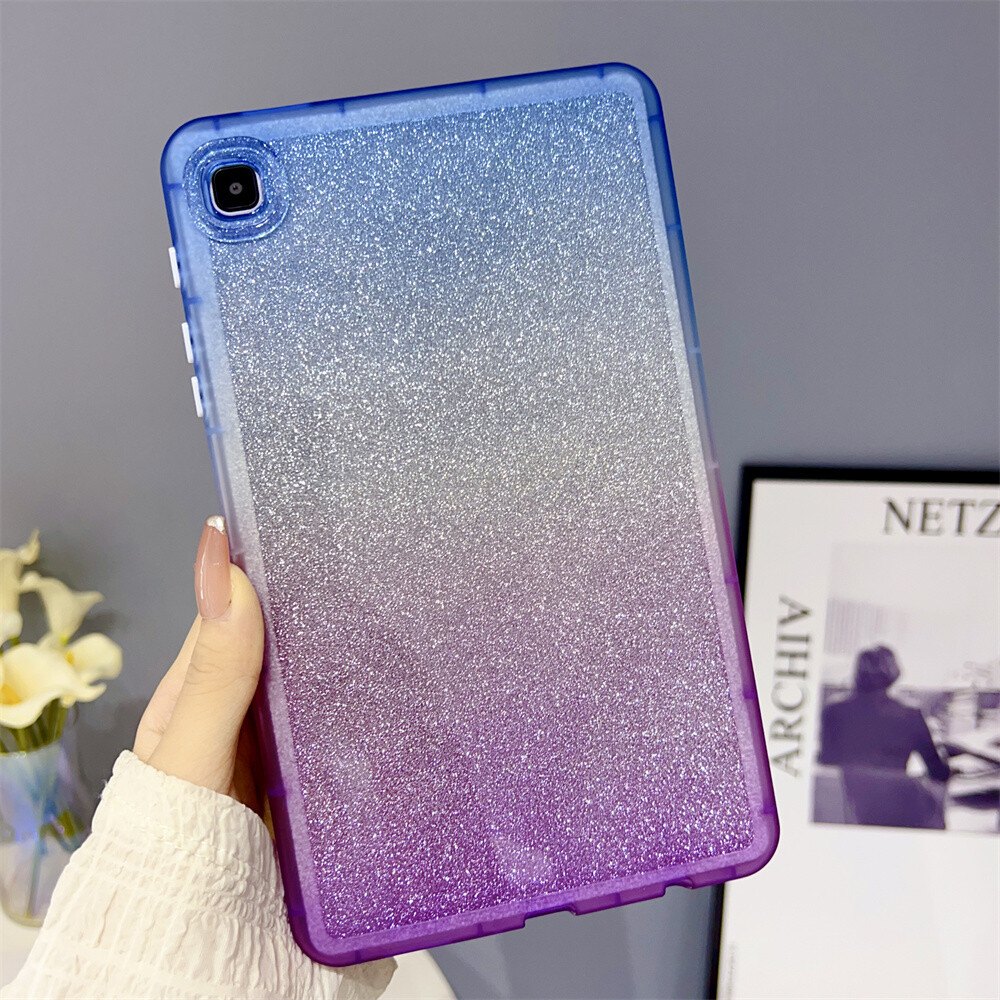 Gradient Glitter Case Soft Cover For Samsung Galaxy Tab S8 S7 S6 Lite A8 A7 Lite