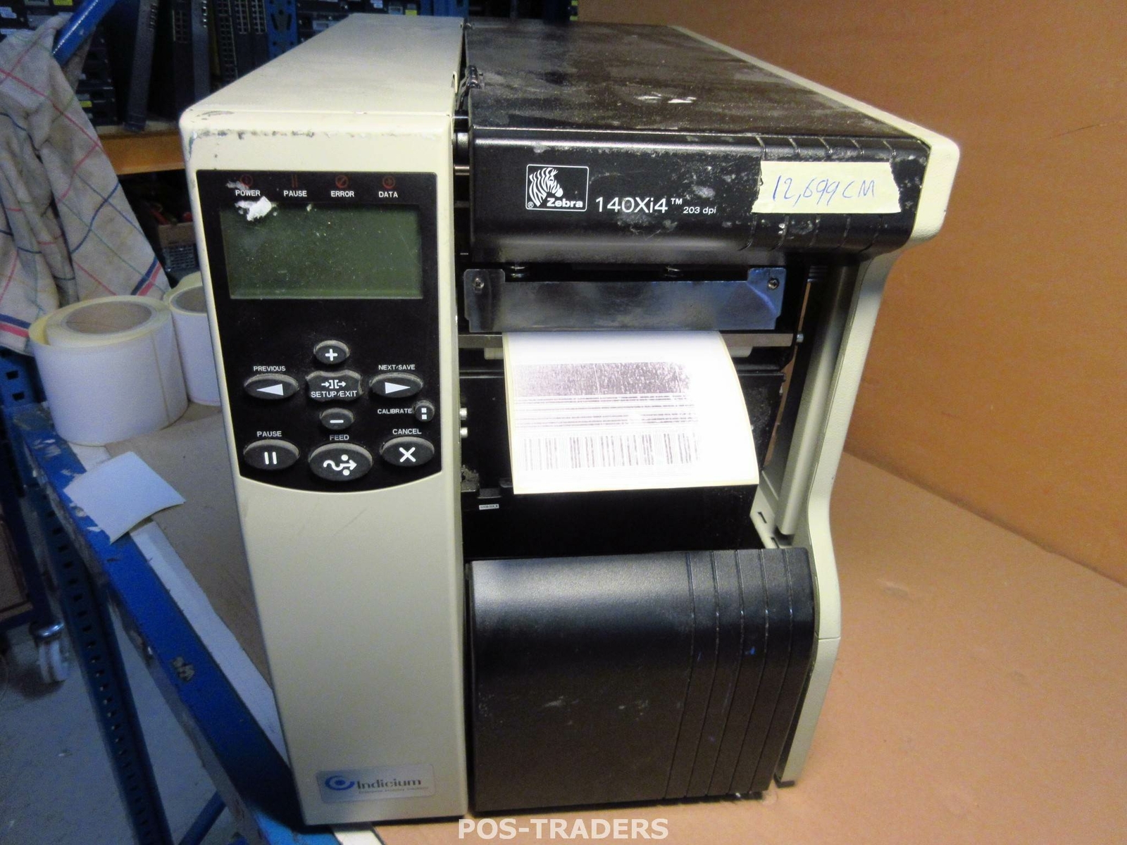 ZEBRA 140XI4 Thermal Label Printer LAN USB Printer 12.699 CM / VERY BAD PRINTS