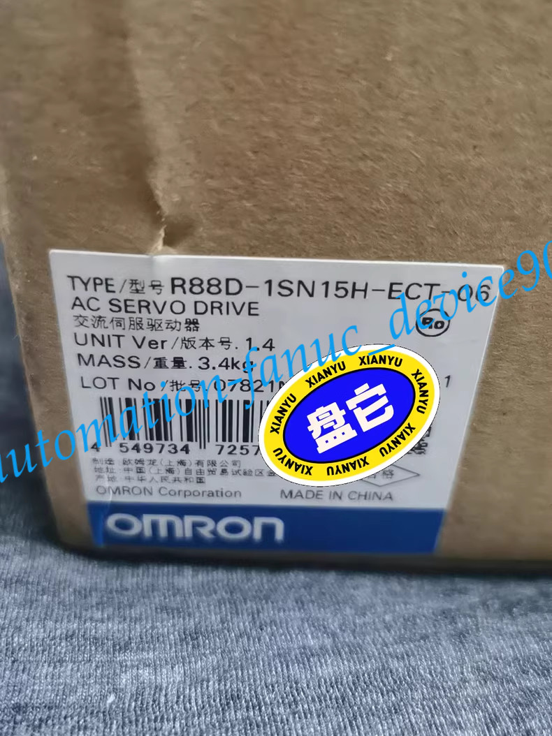 1PC New Omron R88D-1SN15H-ECT-06 Servo Driver Expedited Shipping