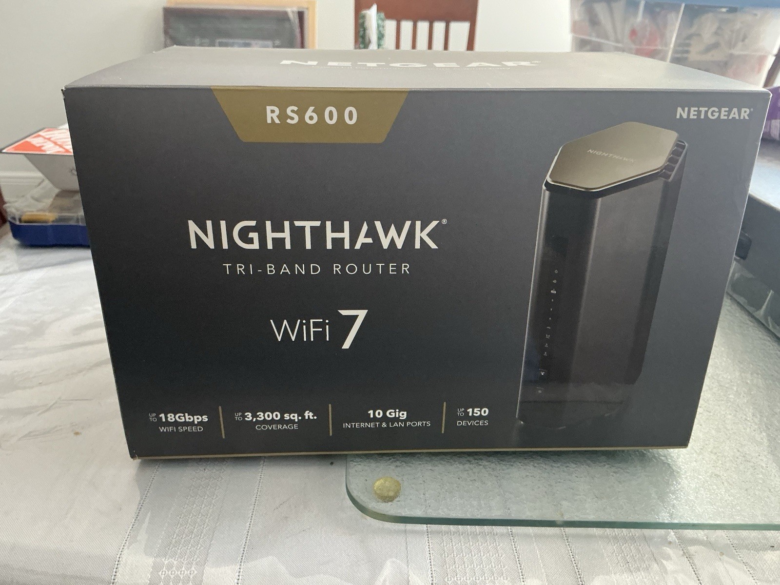 NETGEAR Nighthawk RS600 Wifi 7 Tri-Band Router - New (Open Box)