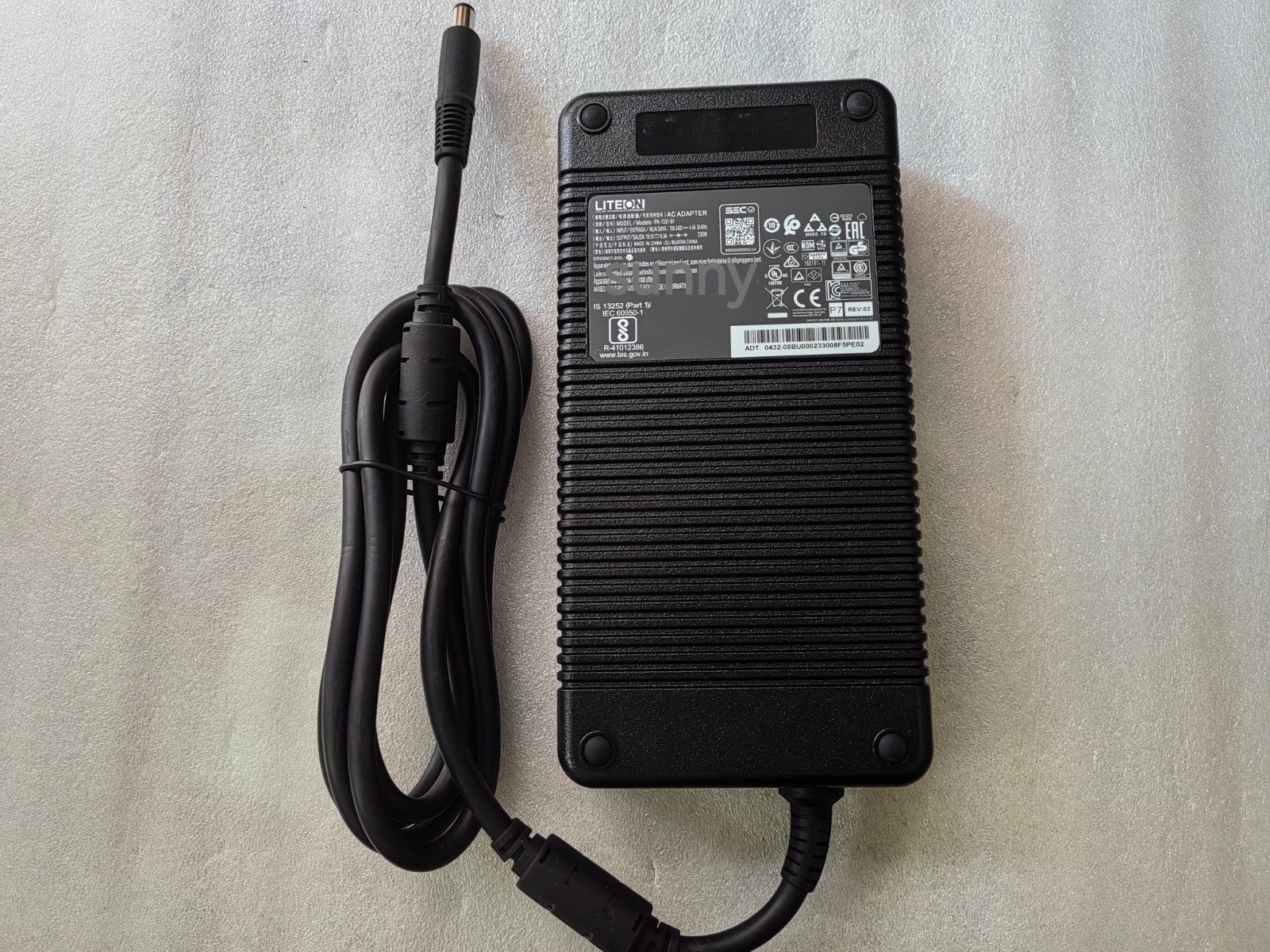 330W LITEON 19.5V 16.9A For Acer Predator Helios 700 PH717-71 AC Adapter Genuine