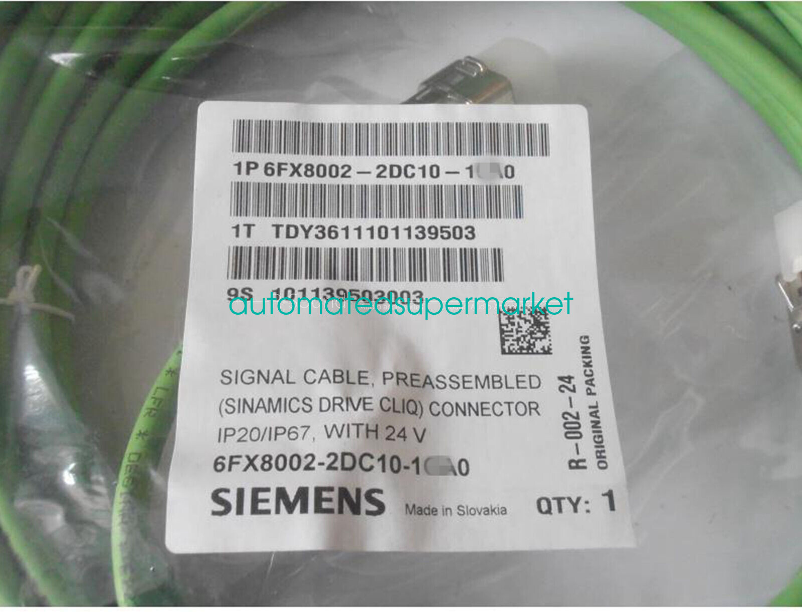 1Pcs New 6FX8002-2DC10-1CD0 V90 Servo Motor Cable Shipping by DHL/FedEX