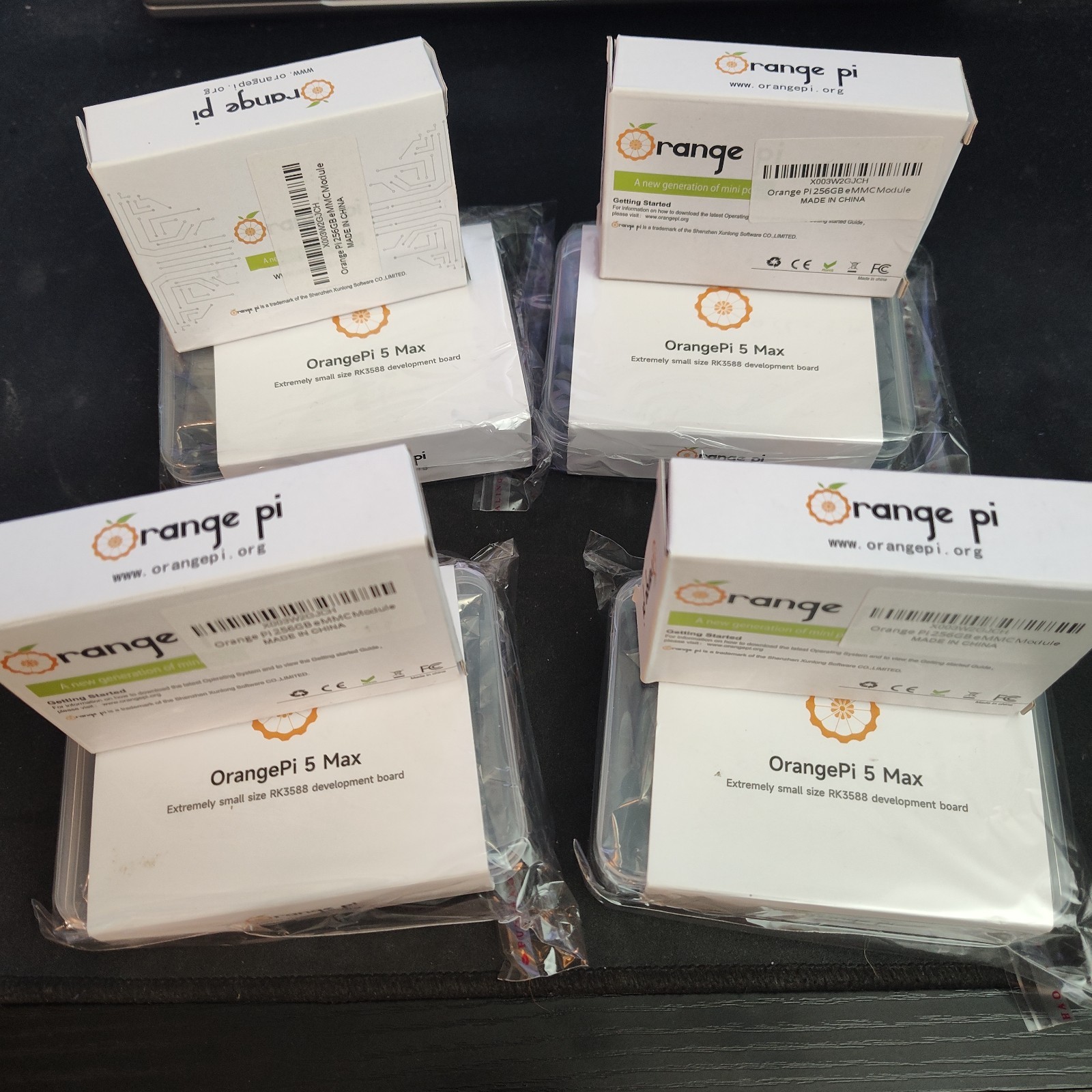 Orange Pi 5 Max 8GB RK3588 + 256GB eMMC Preinstalled OS + PSU WiFi6E M.2 NVMe