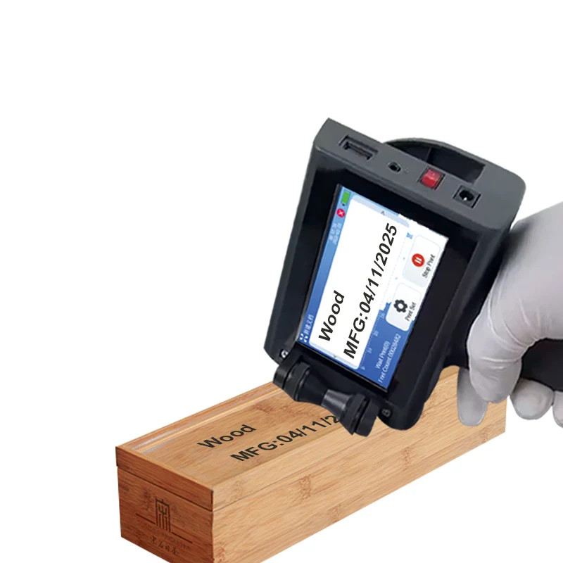 12.7MM Portable Handheld Inkjet Printer Button for Text Date QR Barcode Label