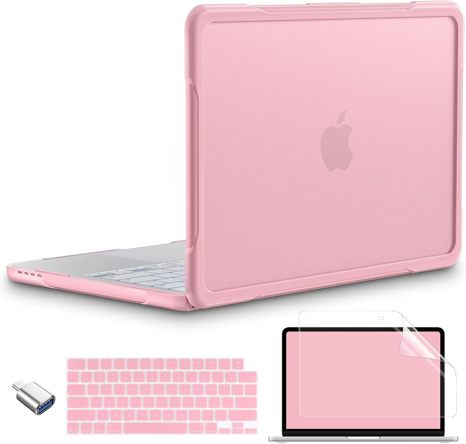 Batianda Ultimate Rugged Case for Macbook Neo 13 Inch 2026, Blush