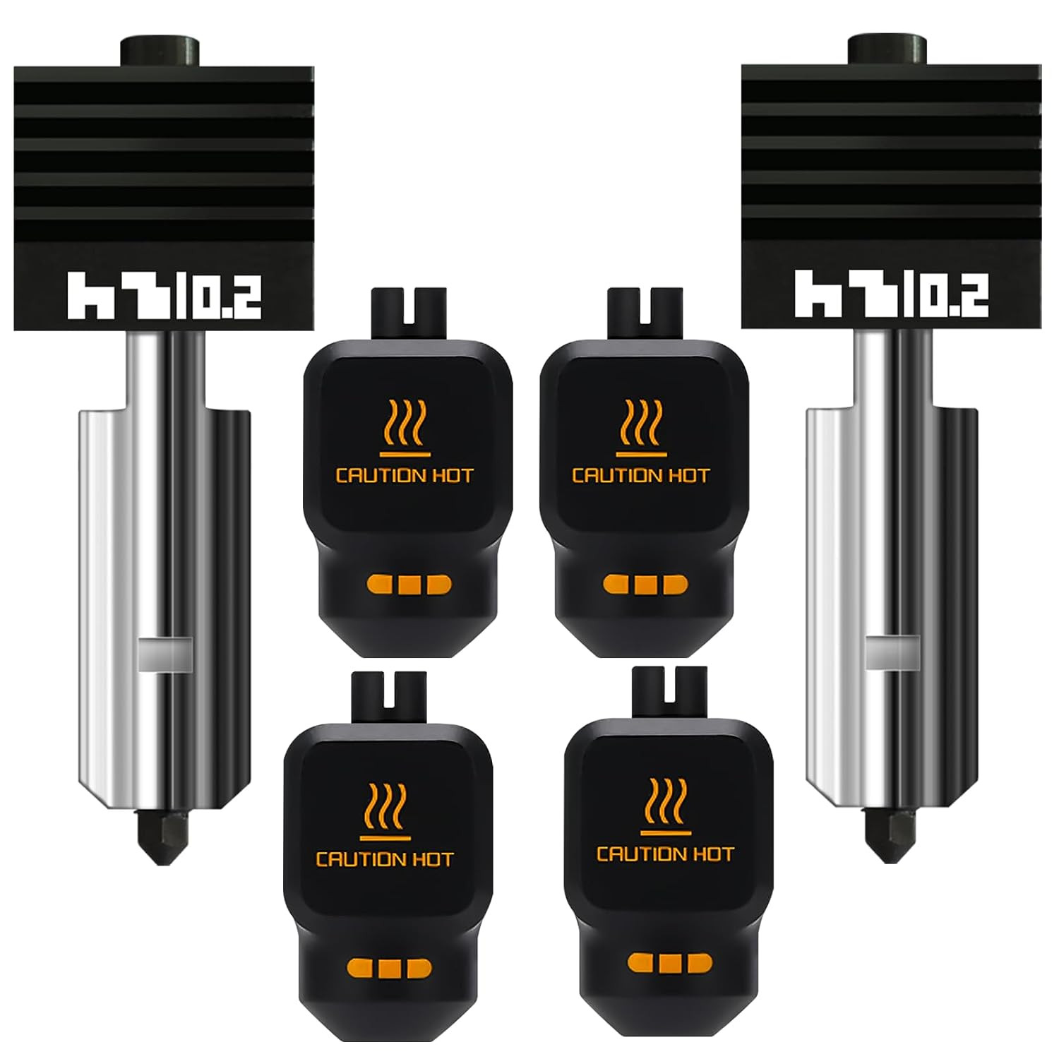 2PK 0.2Mm High Precision Hotend for Bambu Lab P2S/X2D/H2D/H2C/H2S/