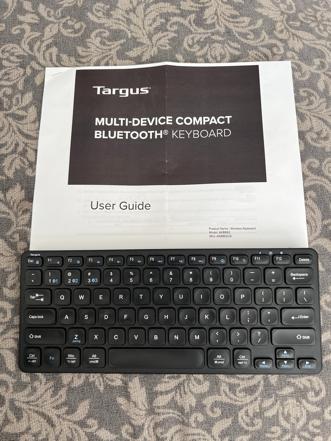 Targus Multi-Device Compact Bluetooth Keyboard – Model AKB862