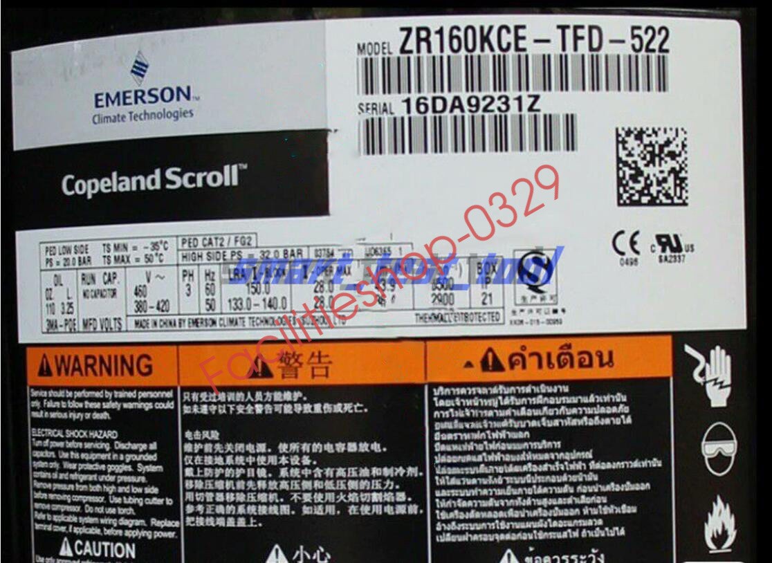 1PC Compressor ZR160KCE-TFD-522 New DHL/FedEx