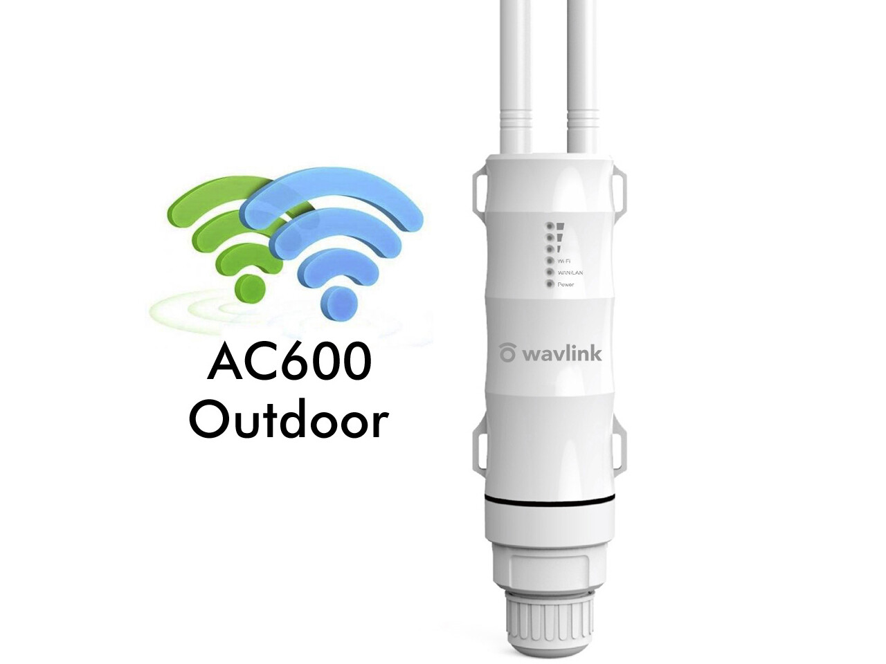 WAVLINK 600/1200Mbps Outdoor WiFi Router Extender Access Point Internet Repeater