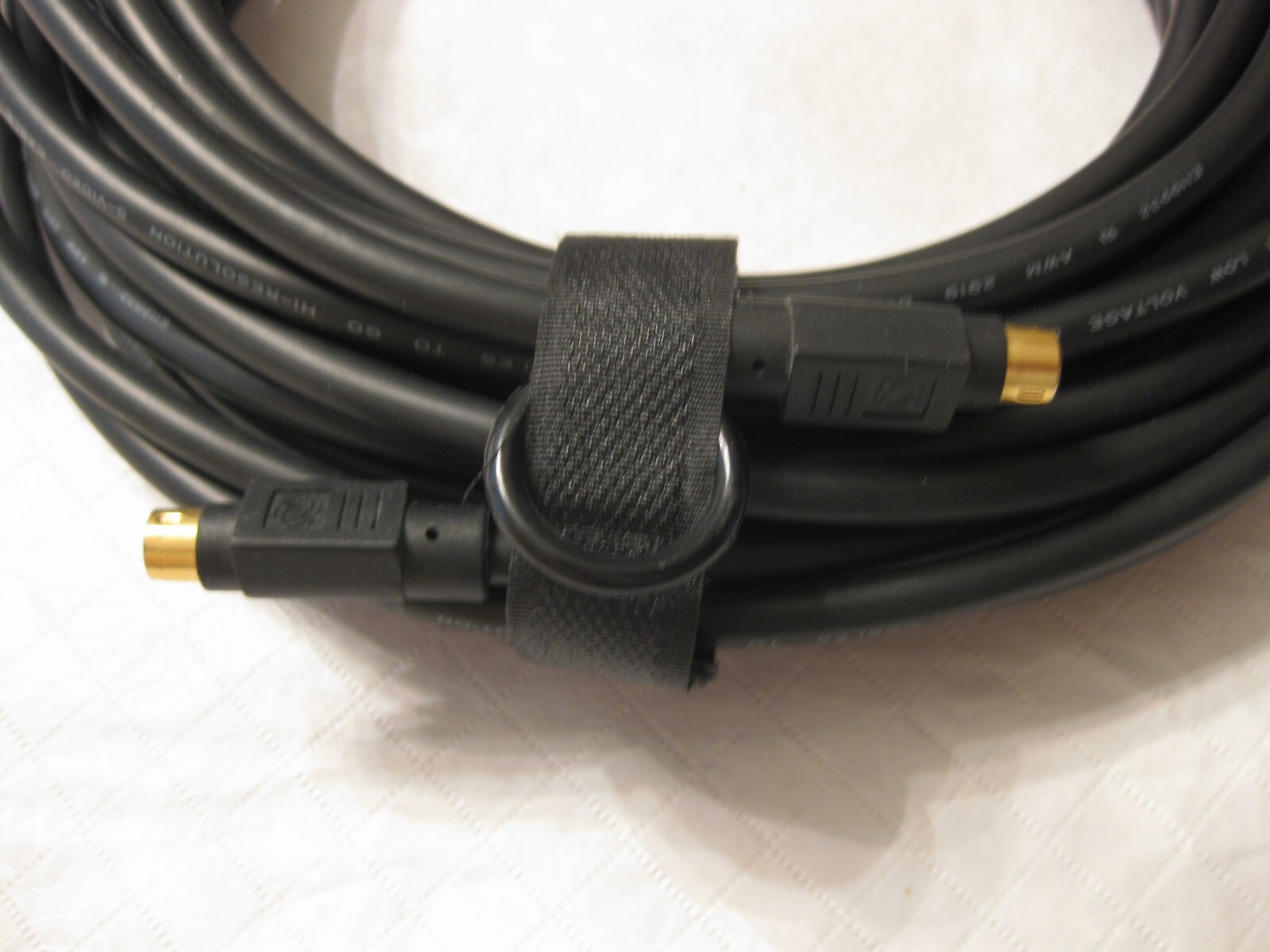 C2G 50 ft. Hi-Resolution Gold Plated S-Video 4 Pin Male/Male 50' Cable