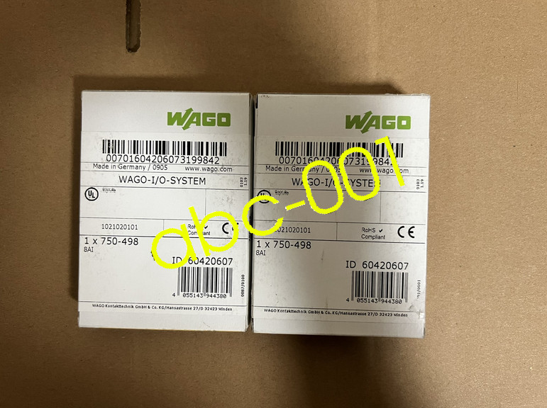 1PC New Wago 750-498 750498 Module In Box Brand