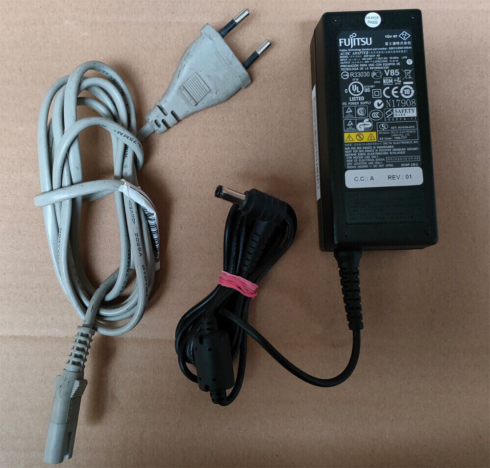 Genuine Power Supply Fujitsu Thin Client FUTRO S720 S900 S910 S920 S930 Power Cable