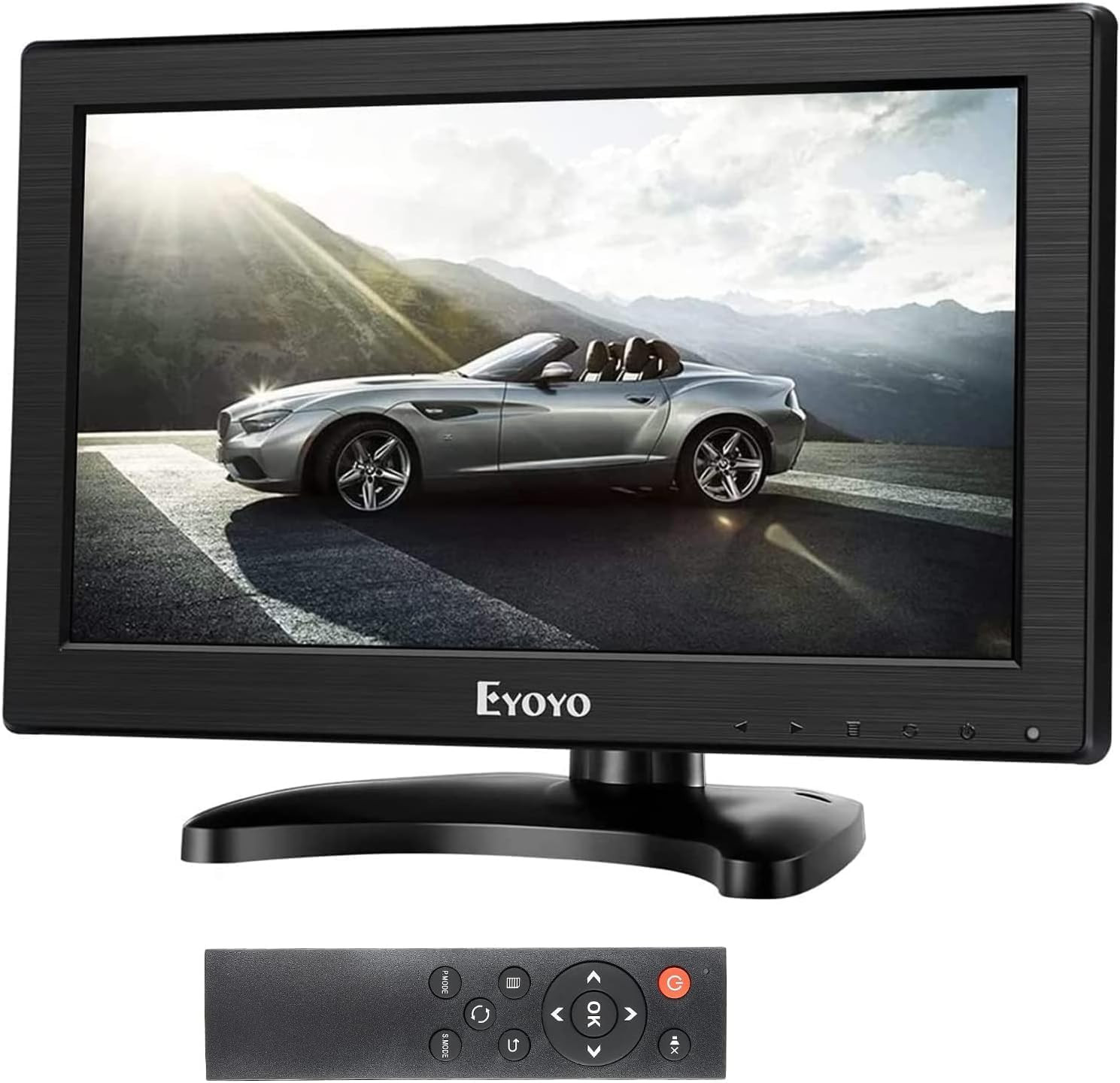Eyoyo 12" Inch TFT LCD Monitor with AV HDMI BNC VGA Input 1366X768