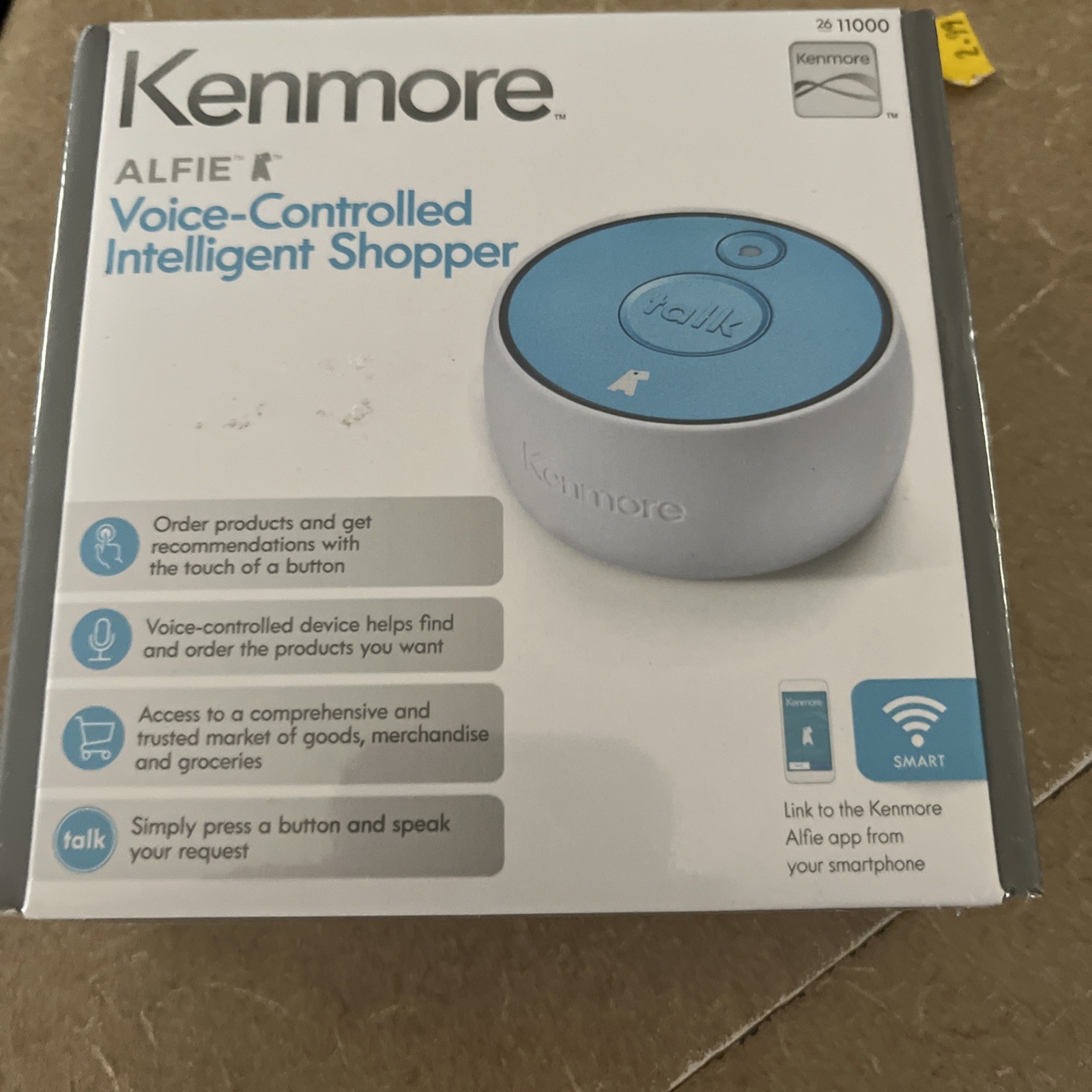 Kenmore Alfie Voice Controlled Inteligent Shopper - New and Sealed in Box