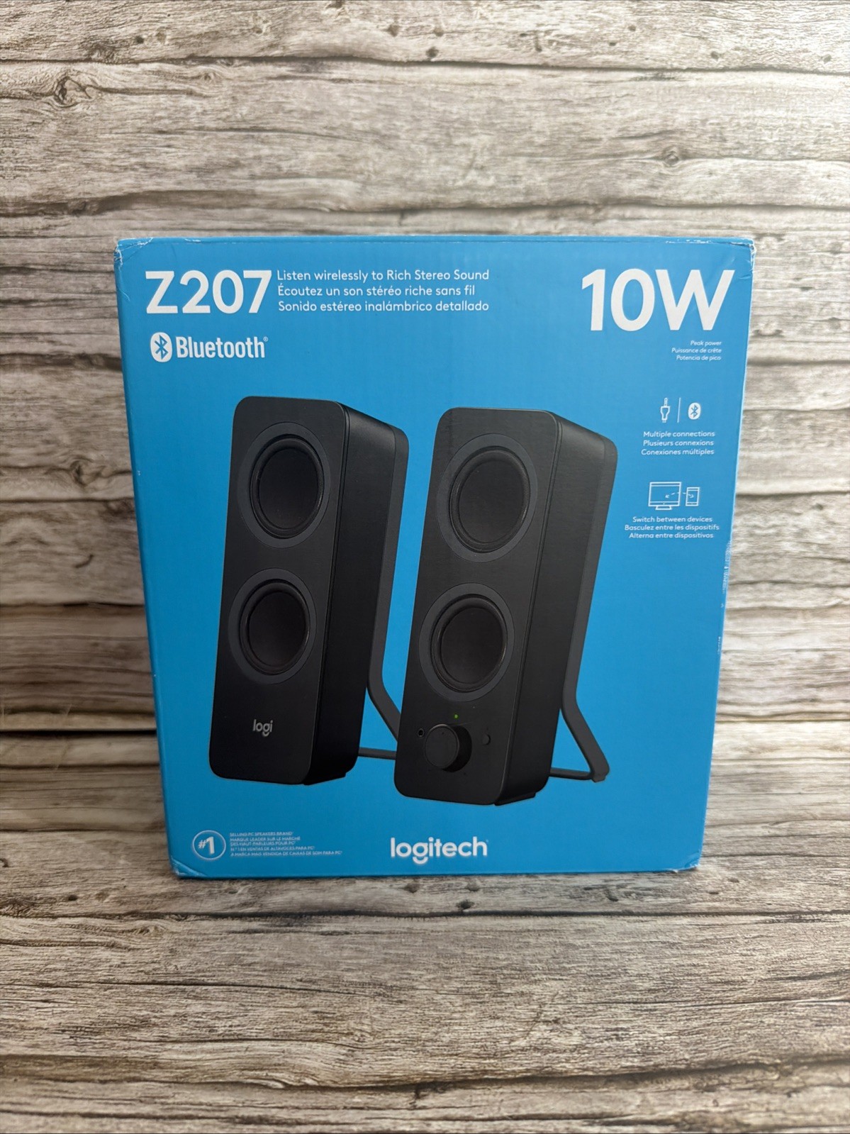 Logitech Z207 2.0 Stereo Computer Speakers with Bluetooth