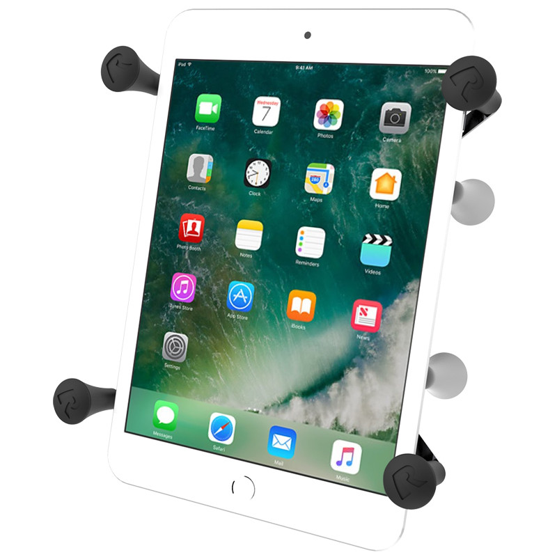 RAM-HOL-UN8BU RAM Mounts X-Grip Holder for 7"-8" Tablets with 1-Inch B-Size Ball