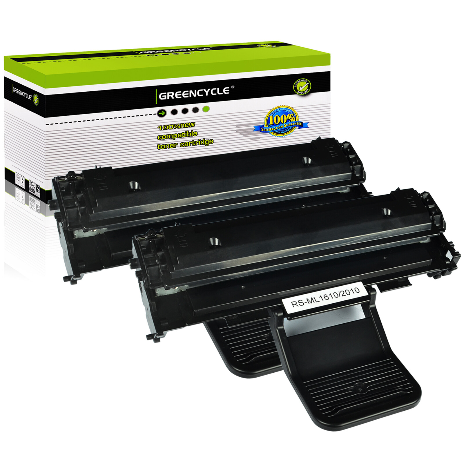 2PK ML-2010D3 Toner Cartridge Compatible For SAMSUNG ML-2010 2510 2570 2571N
