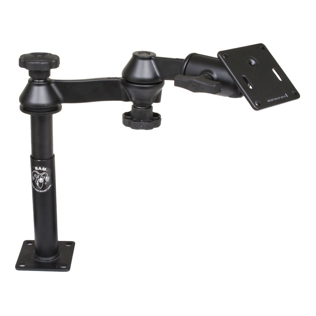 RAM-VP-SW1-47-2461  RAM Tele-Pole with 4" & 7" Poles, Swing Arms ...