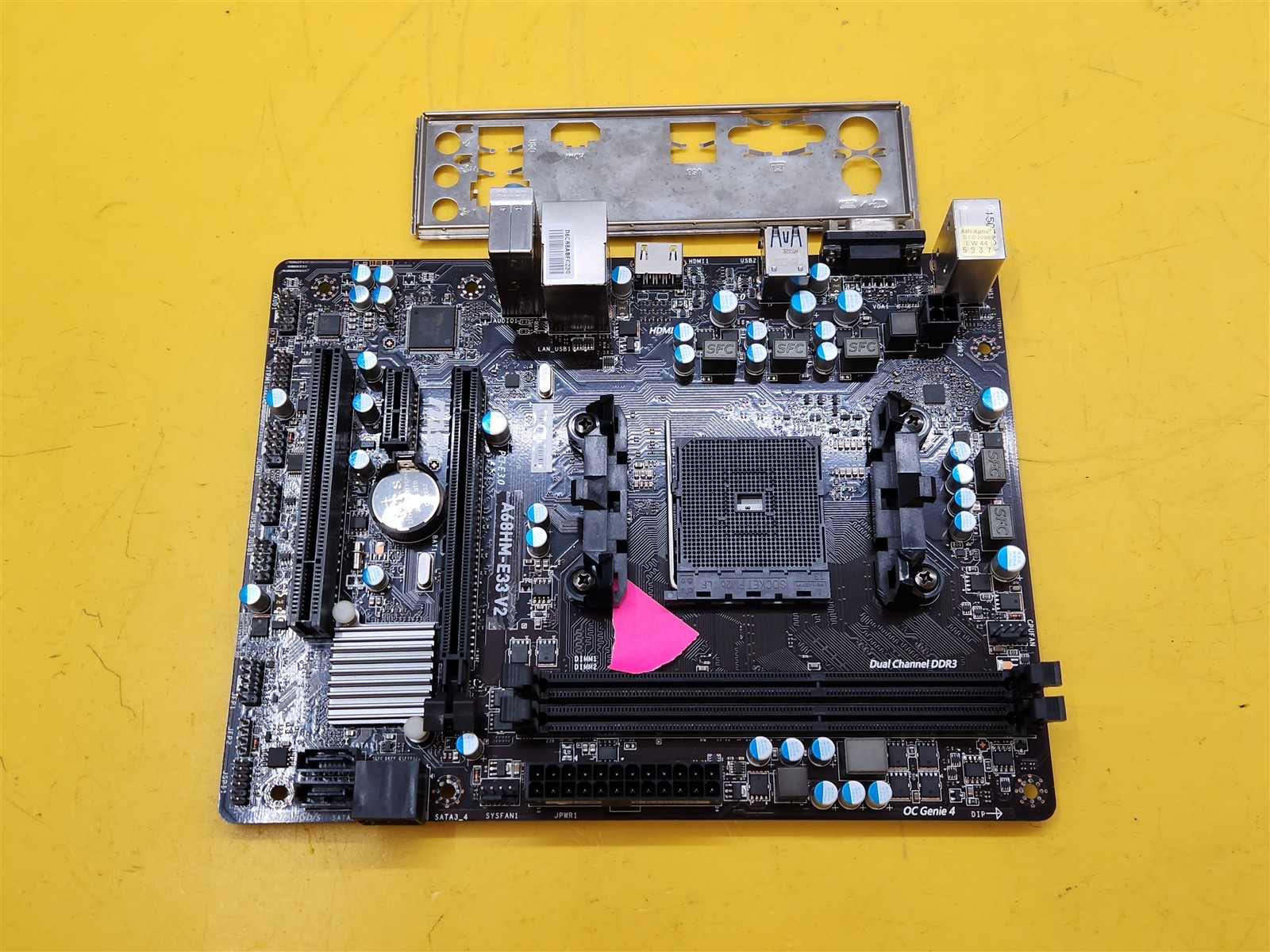 ⭐️⭐️⭐️⭐️⭐️ **UNTESTED** Desktop MSI Motherboard A68HM-E33 V2 AMD Socket FM2b