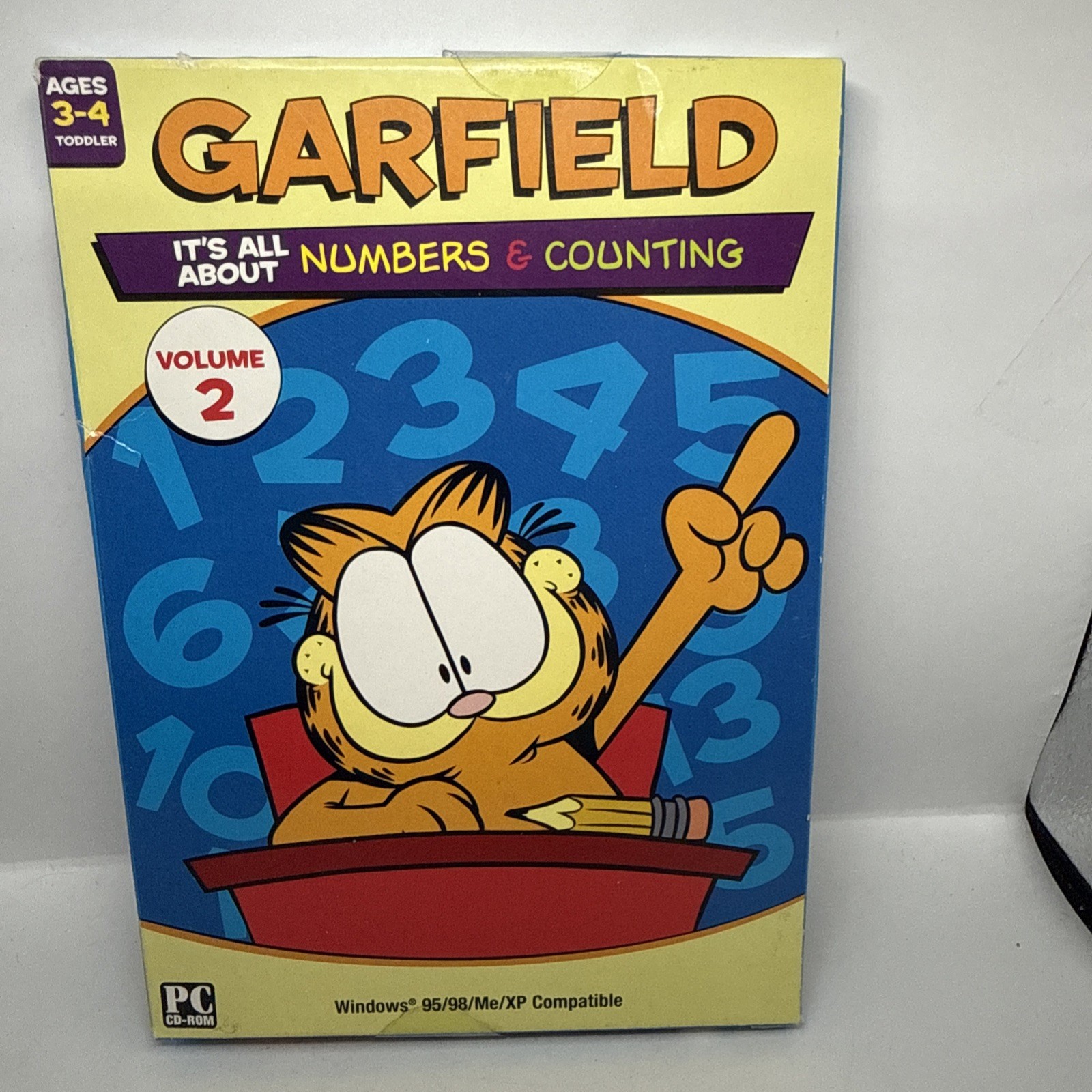 Garfield It's All About Numbers & Counting Volume 2 PC CD-ROM Toddler Vintage