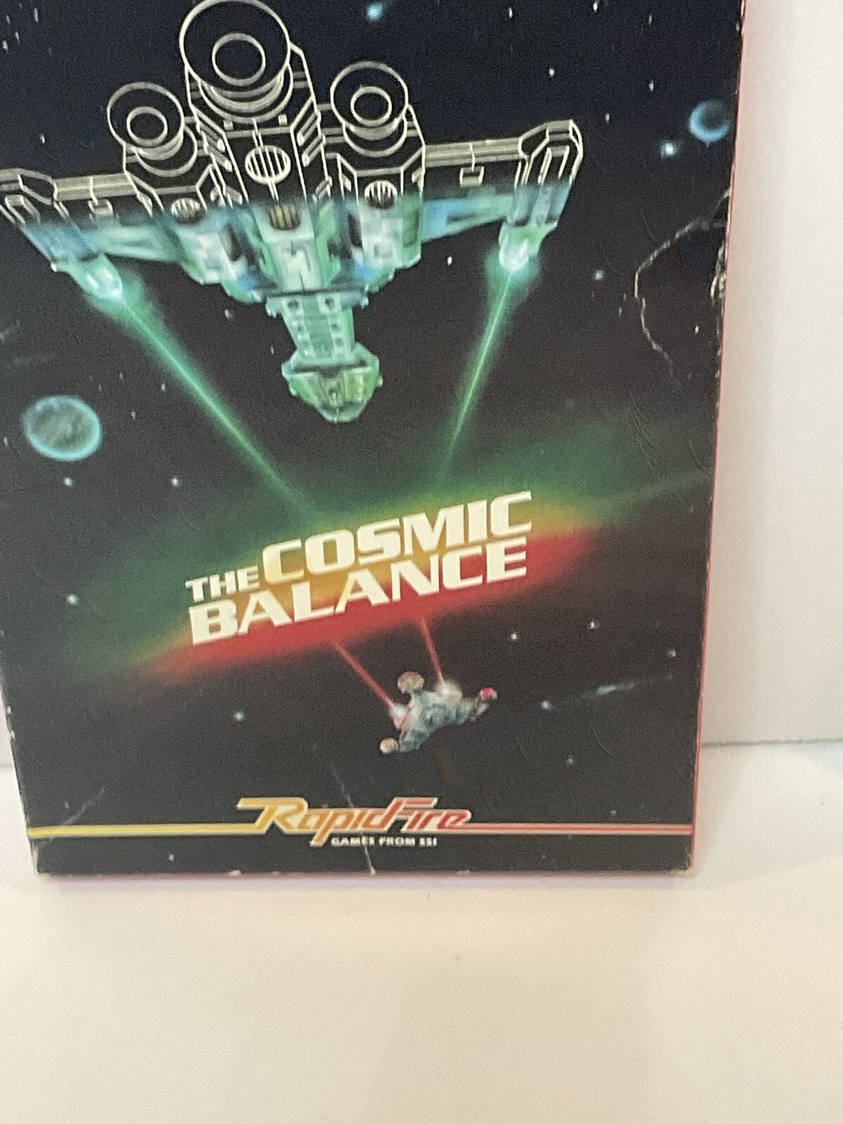 Vintage Software Game Apple II COSMIC BALANCE Rapid Fire SSI