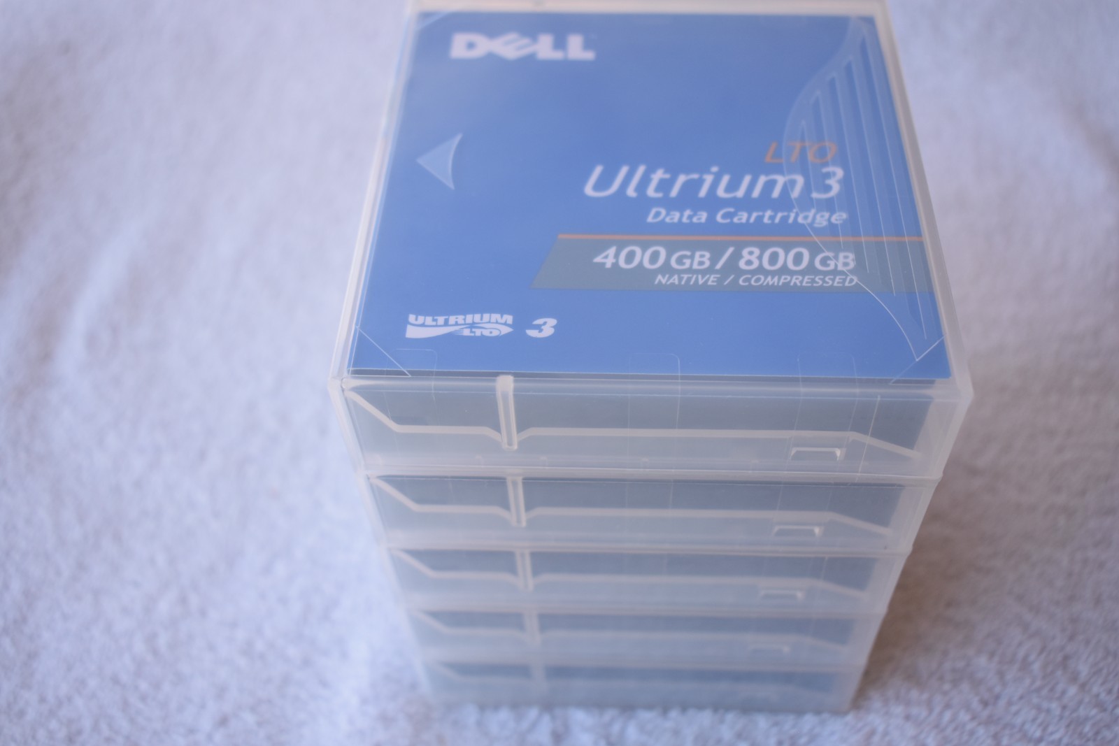 Dell LTO Ultrium 3 Data Cartridge 400GB/800GB 5-Pack Tape Media Sealed Box