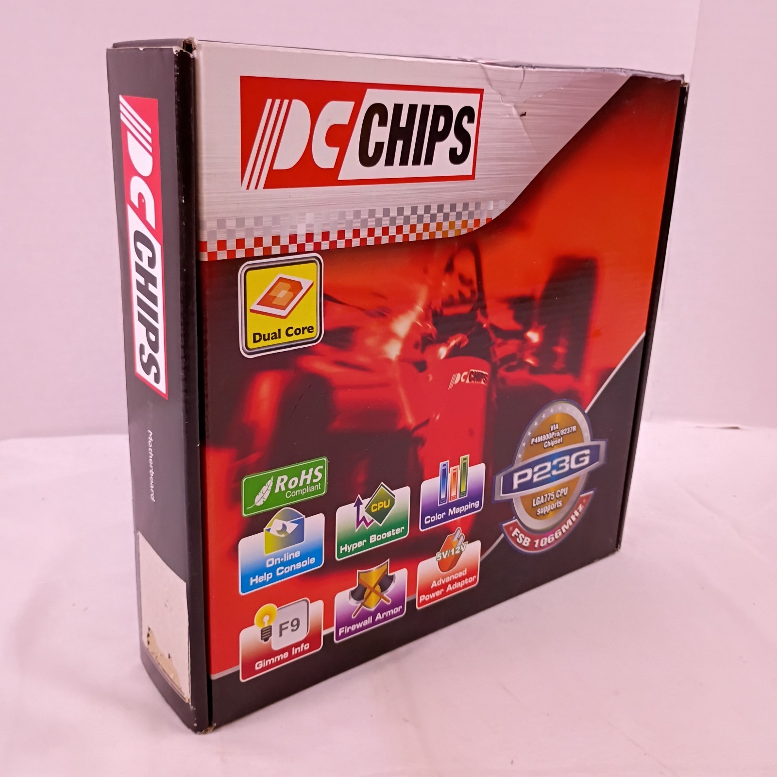 PC Chips Motherboard VIA P4M800Pro/8237R Chipset LGA775 CPU New in Box