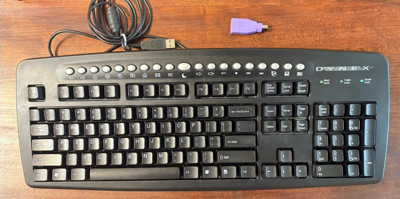 Dynex USB Multimedia Internet Keyboard DX-MKB101