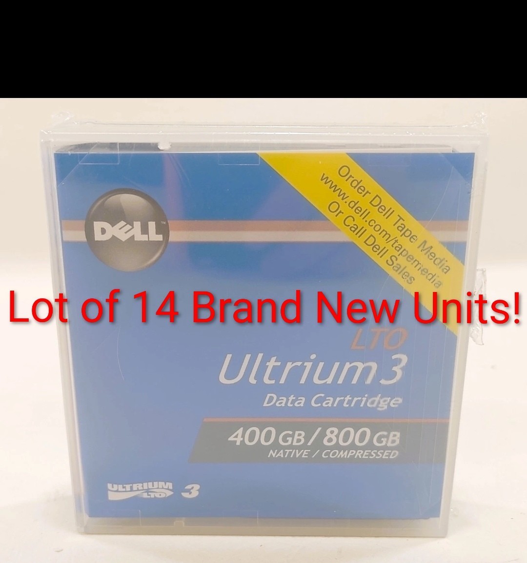 Lot of 14 Dell 0HC591 LTO Ultrium 3 Data Cartridge Tape 400/800GB OEM New Sealed
